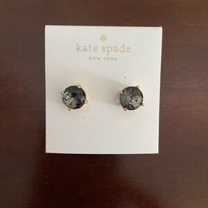 Kate Spade Black gumdrop Earrings